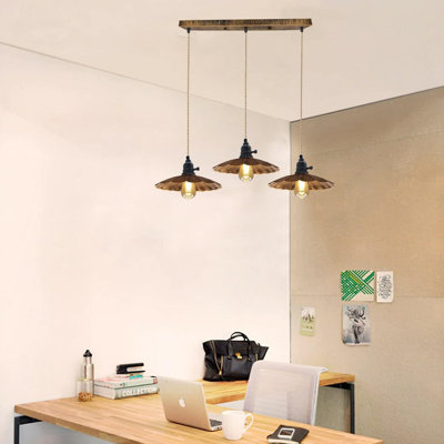 Angilina 3 - Light Brushed Copper Caged Pendant