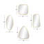Ensemble de 4 miroirs d'appoint Glam