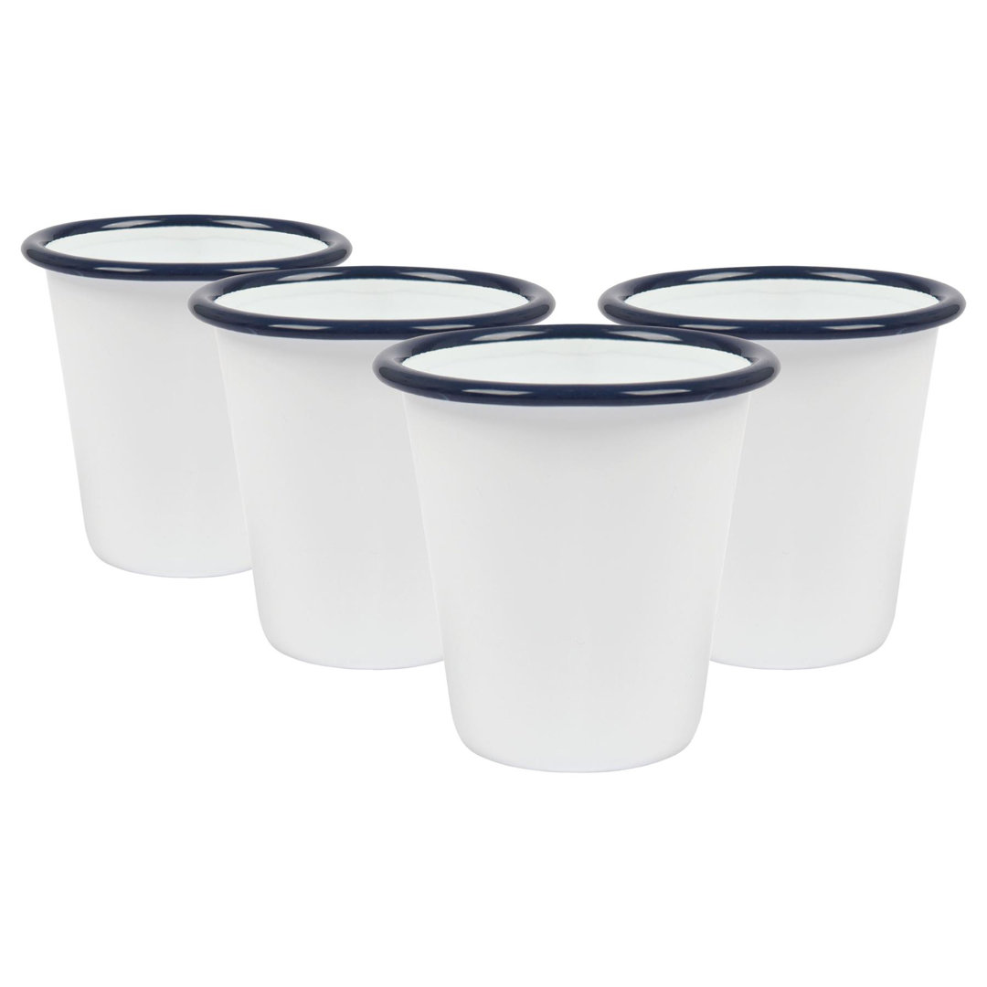 300ml Enamel Drinking Glass