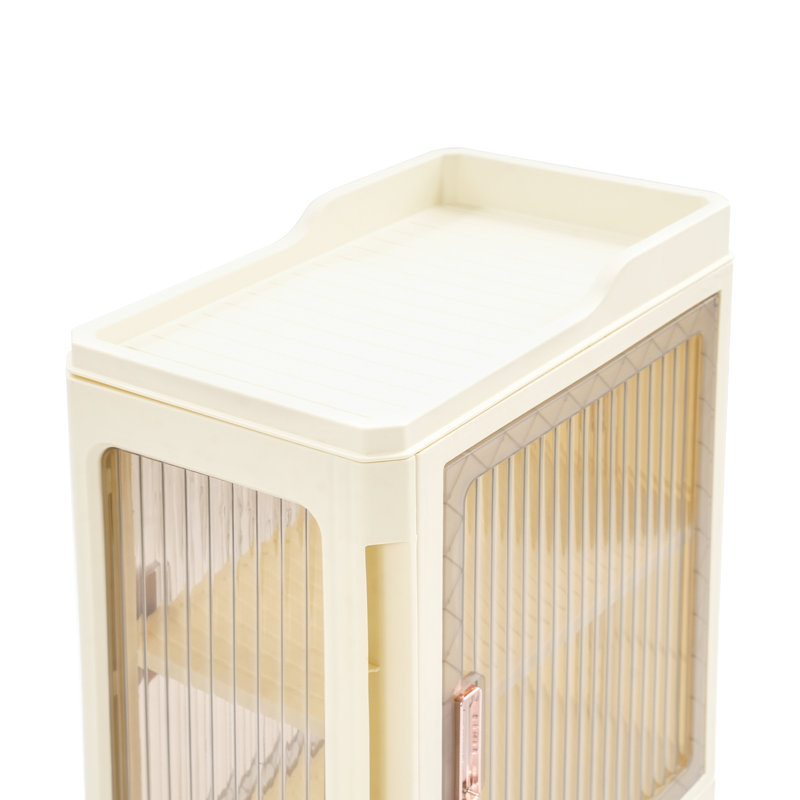 4-Tier Slim Storage Cabinet