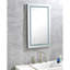 Miroir de salle de bain à DEL à intensité variable de 36 po x 24 po avec fonction de brouillard, 3 options de couleurs, pour le maquillage, les soins de la peau, le rasage et les vêtements