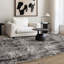 Brenetta Geometric Shapes Charcoal Area Rug-110841980