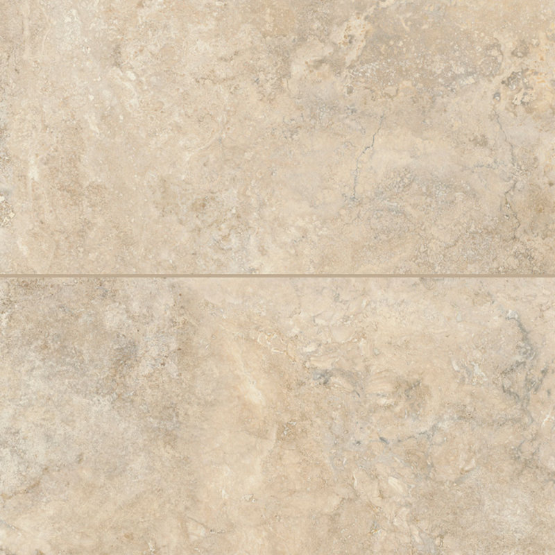 Travertin Traversine 24 x 48 mat Travino , Beige poli