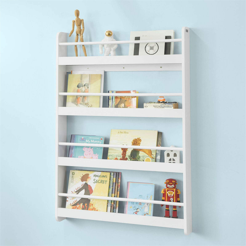 Sofren 118cm H X 80cm W Furniture Floating Shelf Kids Bookcase