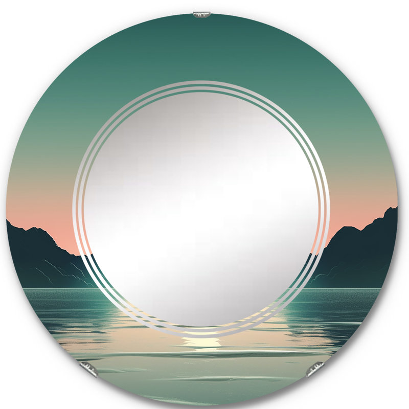 Miroir mural Wetzell, 24 po x 24 po
