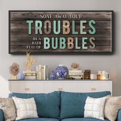 Troubles Bubbles - Toile encadrée