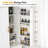 Rahn 69.7'' Pantry Storage Cabinet with 8 Door Shelves & Adjustable Shelf-1793648462