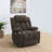 Beca Dark Brown Upholstered Power Lift Recliner Chair-1458763981