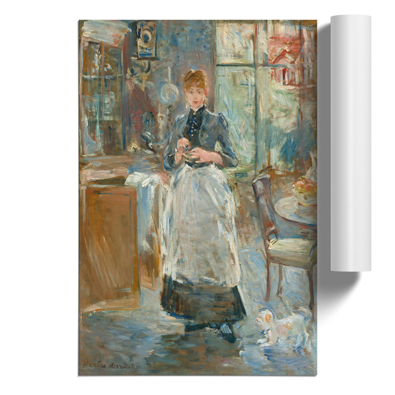 In the Dining Room by Berthe Morisot - Frameless Print, 30cm H x 21cm W x 0.1cm D