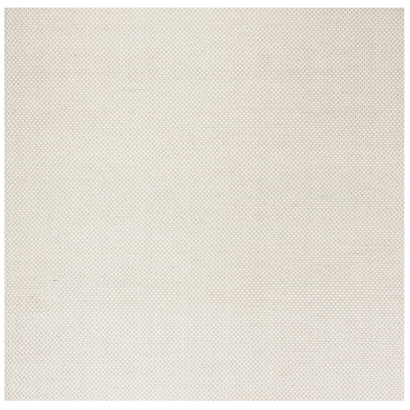 Marina Handmade Flatweave Ivory Area Rug, Square 183cm