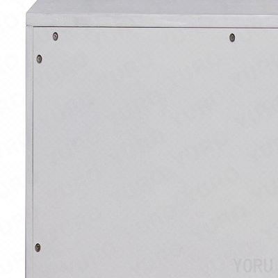 Console Cabinet, 3-Drawer for Entryway - Metallic Silver/Champagne