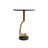 Black Marble Sculptural Accent Table