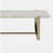 White and champagne coffee table