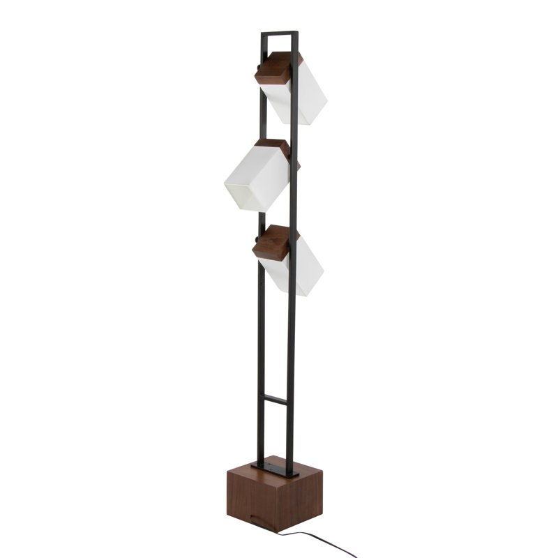Lampe sur pied contemporaine en métal