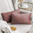 Solid Velvet Reversible Pillow Cover-2044281029-2033817037