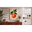 Orange Study Botanical 1 Piece Wrapped Canvas Wall Art-1488145748-1488145757