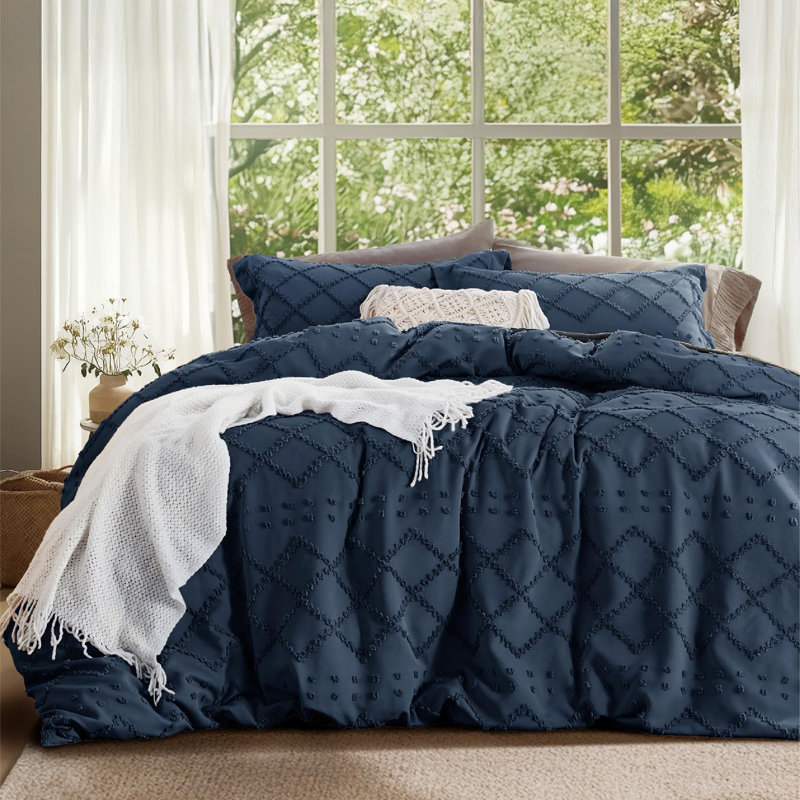 Ensemble de housse de couette Literie Boho - Ensemble de literie à broder, Housse de couette très grand et 2 très grandes t