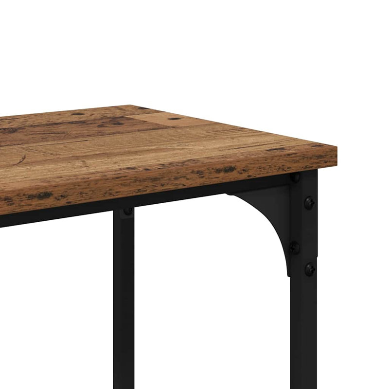 Console Table, Old Wood, Old Wood / Black