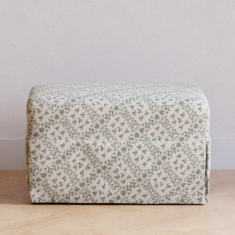 Morris & Co. x Namesake Crawford Gliding Ottoman, Green