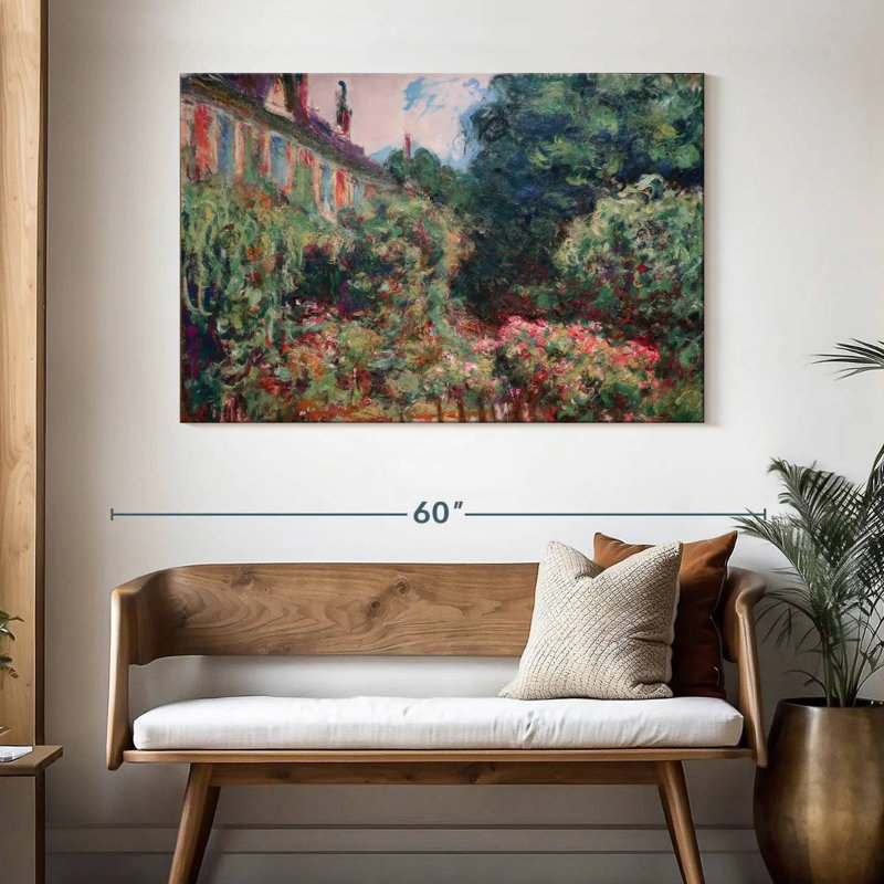 Senne, la maison de l'artiste à Giverny, H 32 po x l 48 po