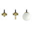 Glass Semi Flush Mount