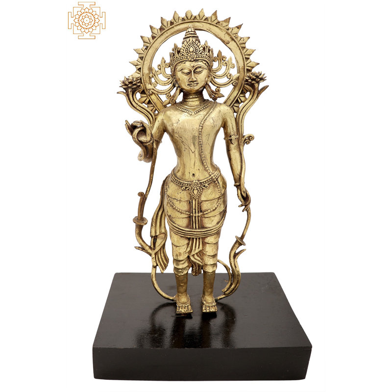 Figurine contemplative debout debout Padmatani Avalokiteshvara