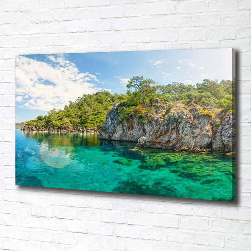 Blue Lagoon - Wrapped Canvas Print