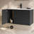Cascade 36" Wall-Mounted Bathroom Vanity In Black Oak With Black Sink Top-111405825-111405827