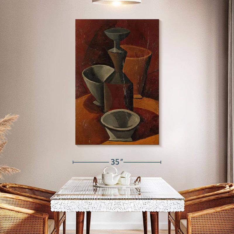 Avery Pitcher And Bowls, 51" H x 34" W