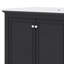Ensemble de meuble-lavabo 30 po avec lavabo, portes vitrées et tiroir simple-602526946