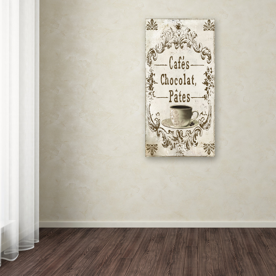 Jadaya 'Signes Francais IV' by Color Bakery Vintage Advertisement on Wrapped Canvas Lark Manor™