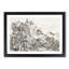 Mountain Landscape by Bada Shanren - Picture Frame Painting Print-55617512-55617515