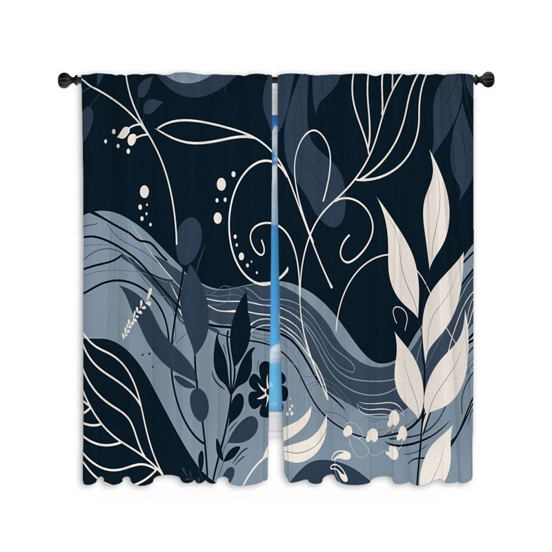 Duriel Room Darkening Curtain Pair, 56" W x 80" L