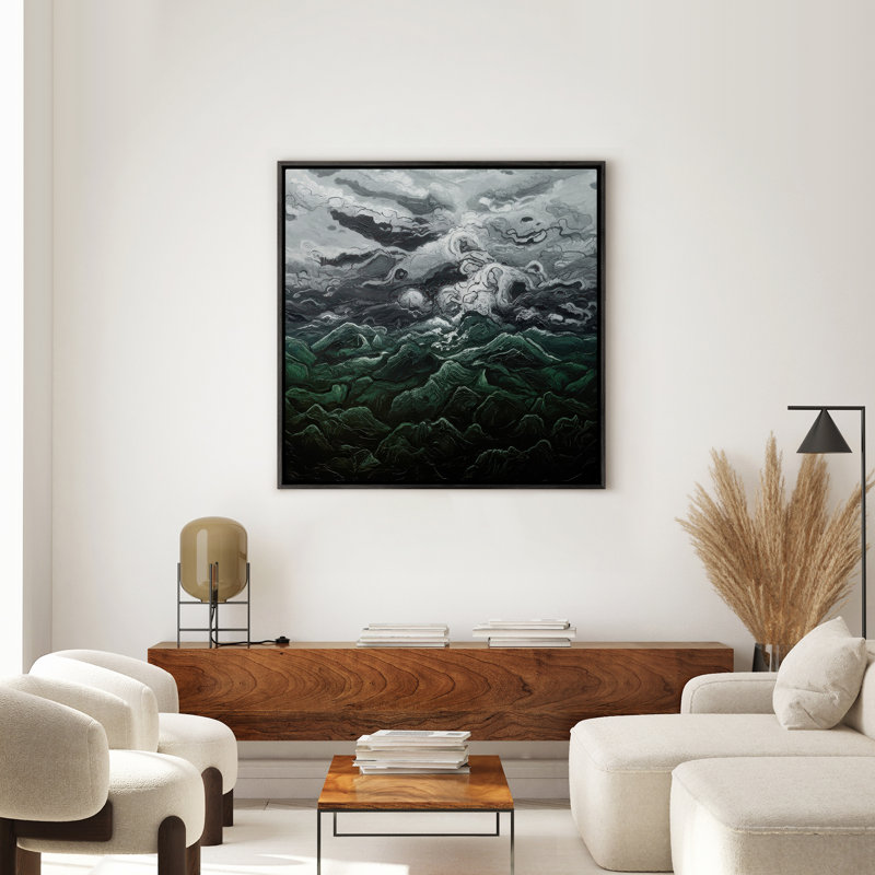 Art mural encadré, rétro, antique et classique pour chambre à coucher - 16 po x 16 po, Noir, H 16 po x l 16 po