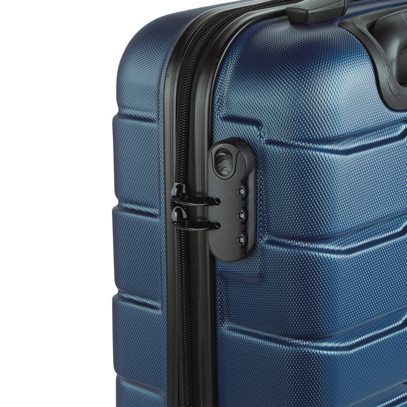 3pc Abs Navy Luggage Set