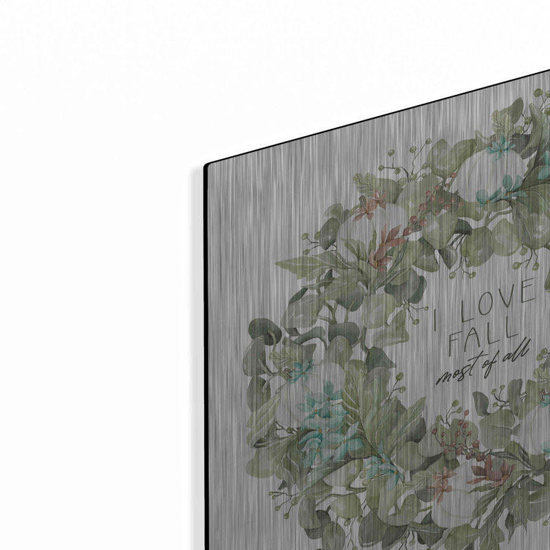 «I Love Fall Wreath» par Cindy Jacobs, H 12 po x l 12 po