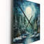 Horloge murale Winter Snowy Evergreen II - Paysages-1144002639