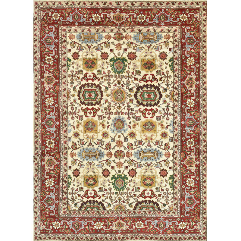 Hand Knotted Wool Oriental Indoor Rug