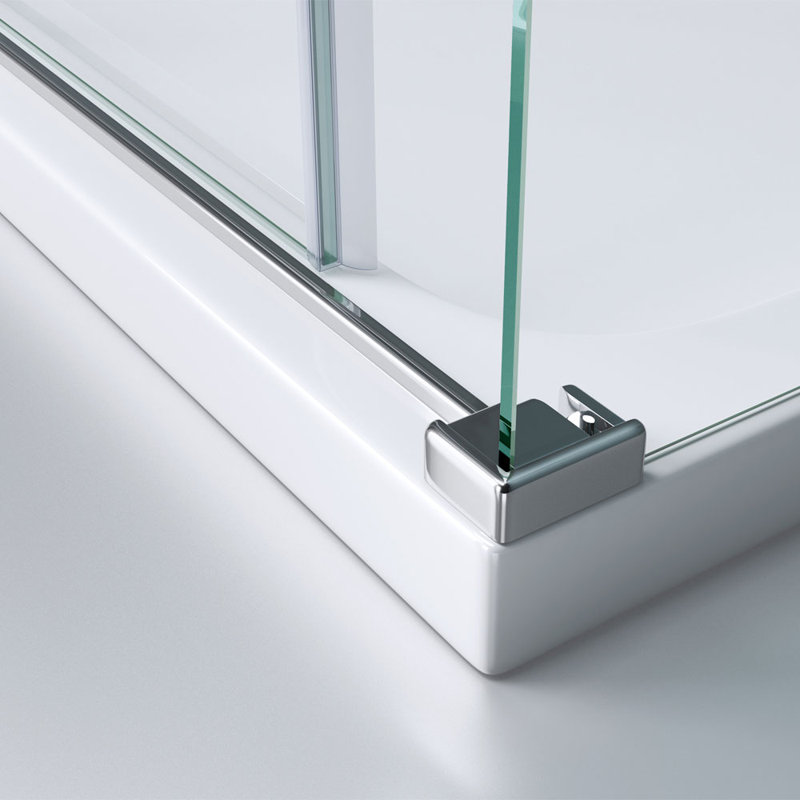 Durovin 1200x750mm Frameless Sliding Shower Enclosure 8mm Safety Glass