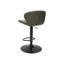 ROSSO GASLIFT 360° SWIVEL BARSTOOL - VINTAGE FAUX LEATHER - BLACK SAND POWDER COATED BASE (SINGLE)-1875962397