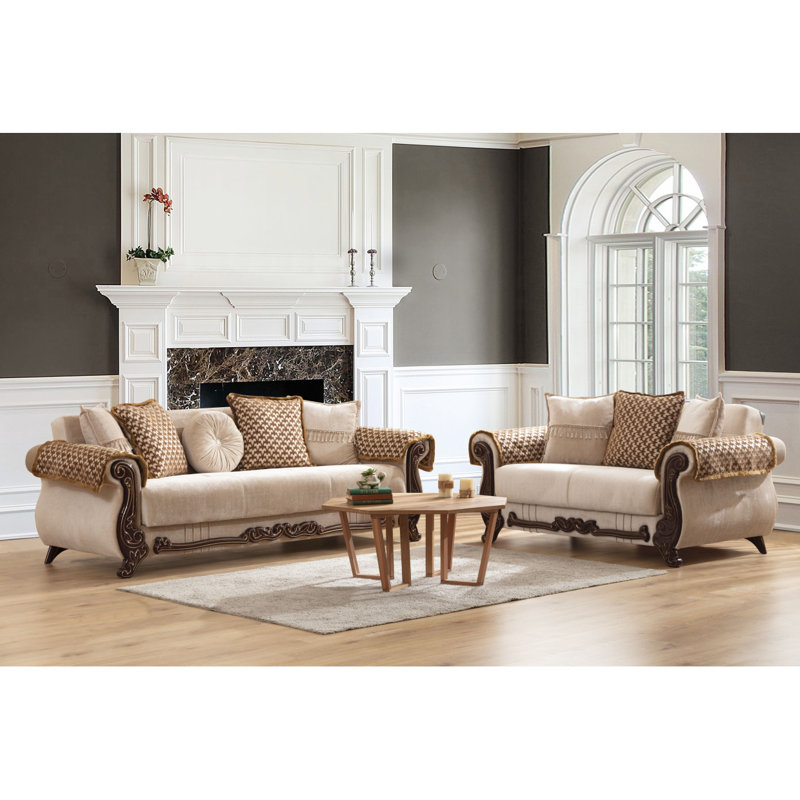 Causeuse moderne en bois d'ameublement Chenille