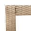 Table d'appoint en bois de rotin 39,4 "x 15,7" x 29,5 "Bungalow Rose-1644677807