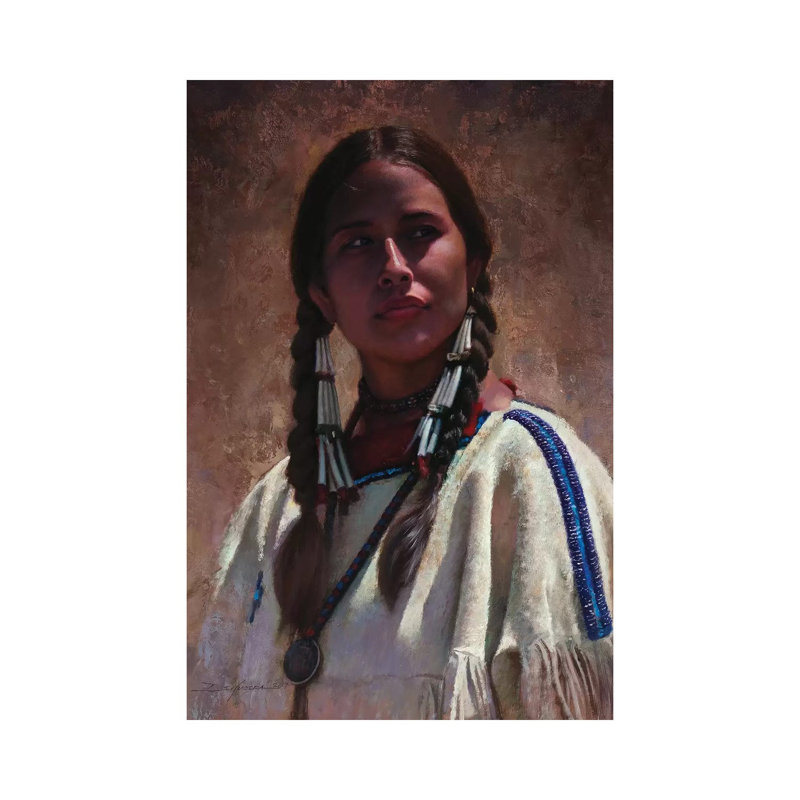 «Eyes that Speak» par David Edward Kucera, reproduction d'art graphique sur toile tendue, H 12 po x l 8 po x P 0,75 po
