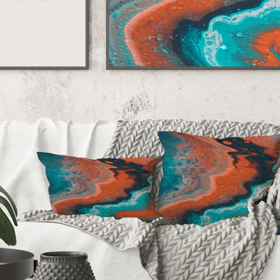 Housse de coussin carré et insert Marble Composition I
