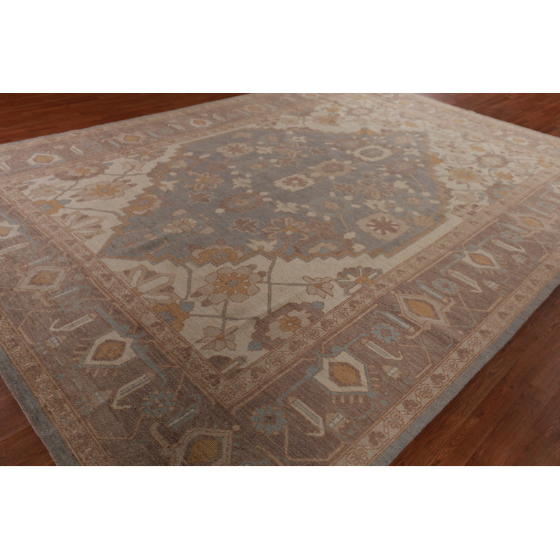 Vegetable Dye Oushak Oriental Large Rug 10x14