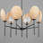 Christner 6 - Light Steel Dimmable Classic / Traditional Chandelier-1608838424-1608838426