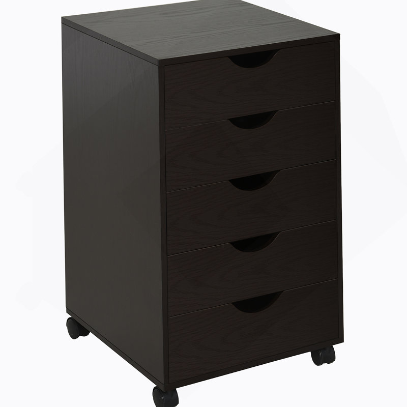 Drawer File Cabinet Storage Organizer Filing Cabinet With Nordic Minimalist   & Wheels,