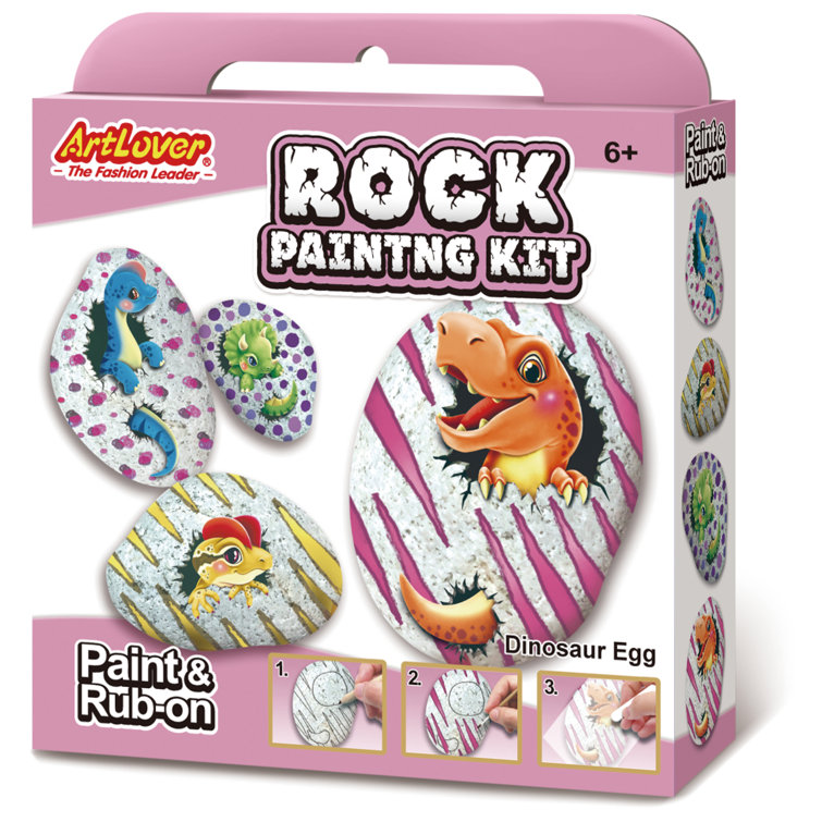 Paint Your Own Dinosaur Lamp Kit, DIY Dinosaur Toy Painting Kit