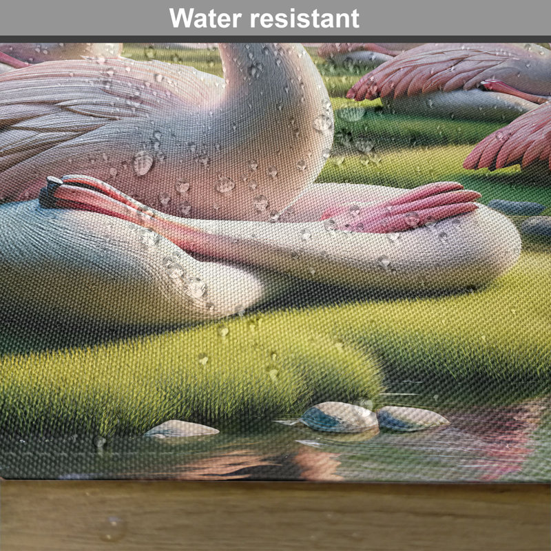 Ensemble de 4 napperons Ambesonne Flamingo