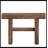 41.3" Console Table, 2-Tier Narrow Sofa Entryway Table With Storage
